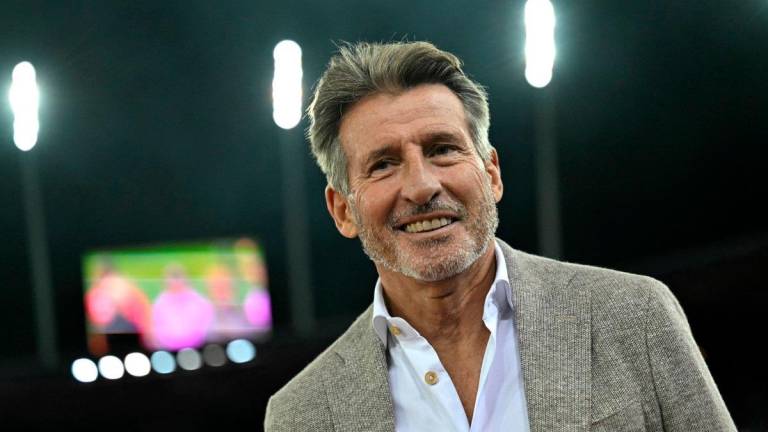 President of World Athletics Sebastian Coe. - Fabrice COFFRINI / AFP