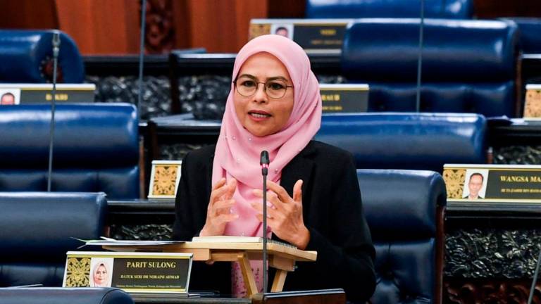 Women, Family and Community Development Deputy Minister Datuk Seri Dr Noraini Ahmad. - BERNAMApix