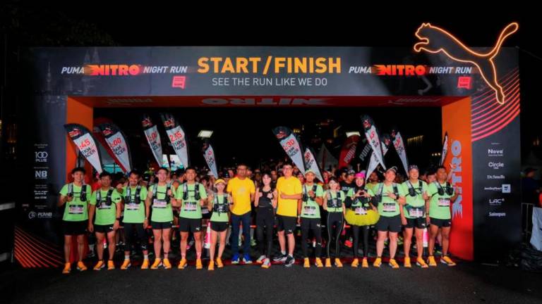 Runners light up the night at Puma’s Nitro Night Run 2024