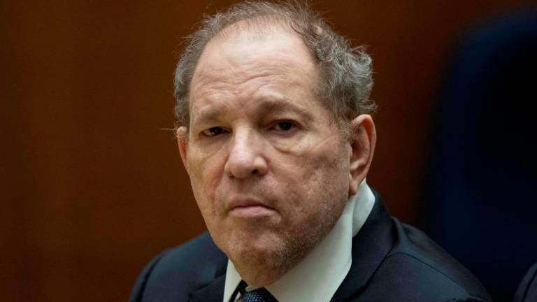 Filepix: Former film producer Harvey Weinstein appears in court at the Clara Shortridge Foltz Criminal Justice Center in Los Angeles, California, on October 4, 2022/BERNAMAPix