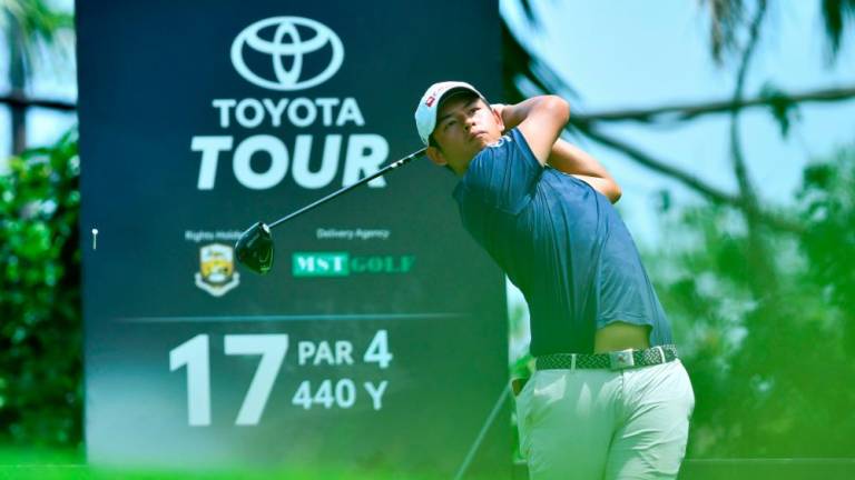 Round one joint leader Ervin Chang. – RANTAU/Toyota Tour