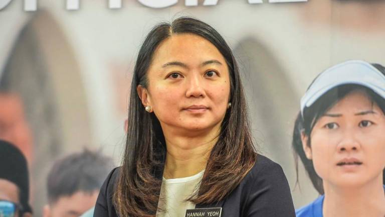 Youth and Sports Minister, Hannah Yeoh. - theSunpix