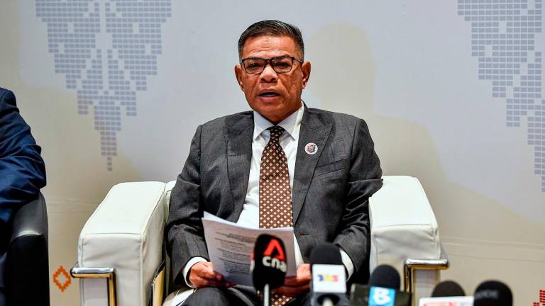 Home Minister Datuk Seri Saifuddin Nasution Ismail. - BERNAMApix