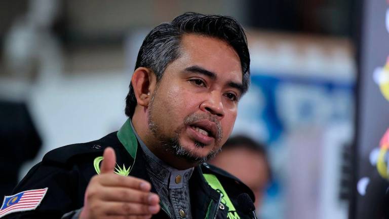 Director-General of the Sumud Nusantara Command Centre (SNCC), Datuk Dr Ahmad Sani Araby Al-Kahery, during the daily press conference for the Global Sumud Mission: Sumud Nusantara Flotilla, at the Sumud Nusantara Operations Room (SNCC) yesterday. – BERNAMA