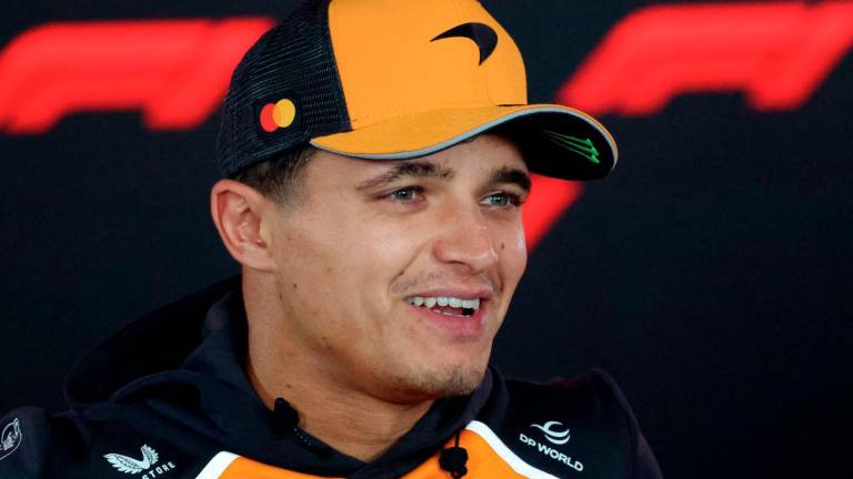 Formula One F1 - Azerbaijan Grand Prix - Baku City Circuit, Baku, Azerbaijan - September 18, 2025 McLaren's Lando Norris ahead of the Azerbaijan Grand Prix. - REUTERS