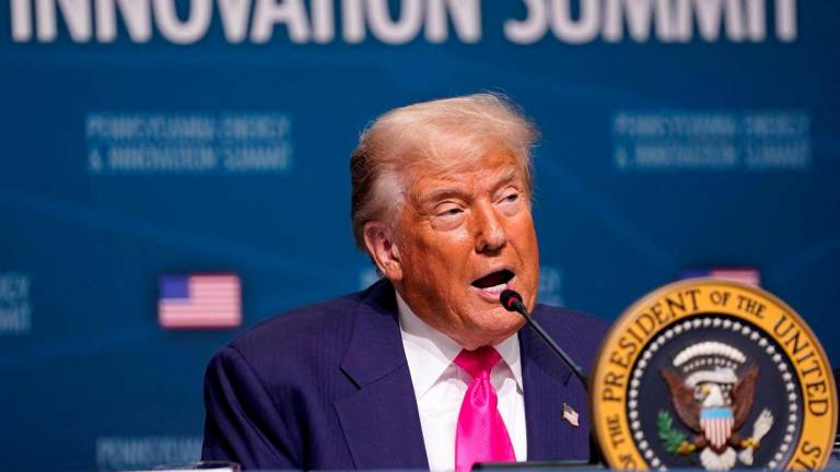 U.S. President Donald Trump speaks during the Pennsylvania Energy and Innovation Summit, at Carnegie Mellon University in Pittsburgh, Pennsylvania, U.S., July 15, 2025. - REUTERSPIX