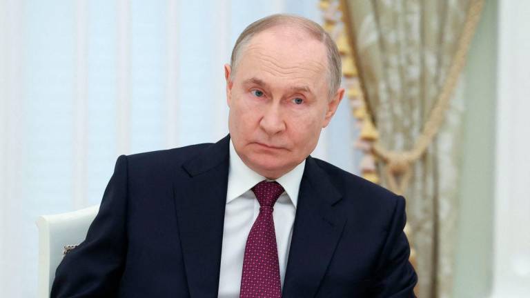 Russia’s President Vladimir Putin. (Photo by Alexander KAZAKOV / POOL / AFP)