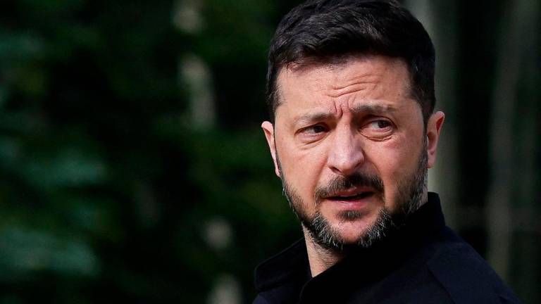 Ukrainian President Volodymr Zelensky - AFPpix