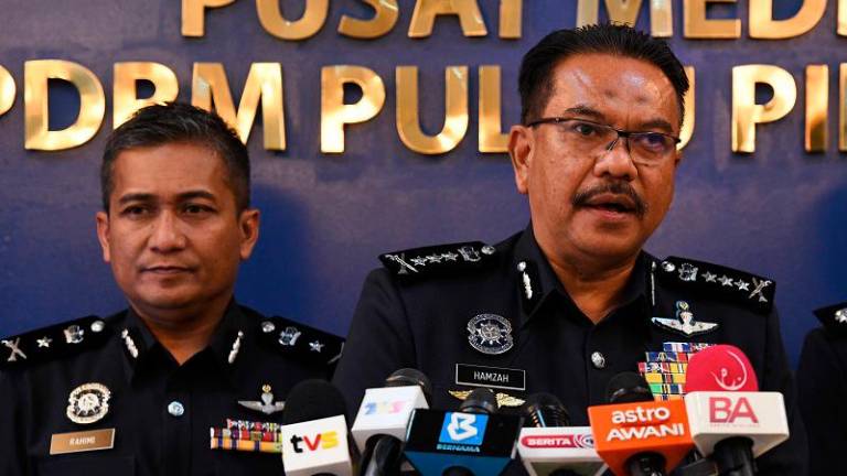 Penang Police Chief, Datuk Hamzah Ahmad. - BERNAMApix