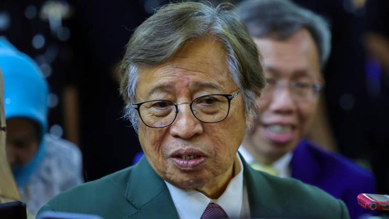 Sarawak Premier, Tan Sri Abang Johari Tun Openg. - BERNAMApix