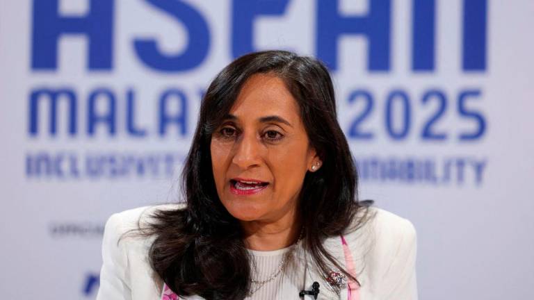 Canadian Foreign Minister Anita Anand speaks during an interview at Kuala Lumpur, Malaysia July 10, 2025. REUTERS/ Hasnoor Hussain