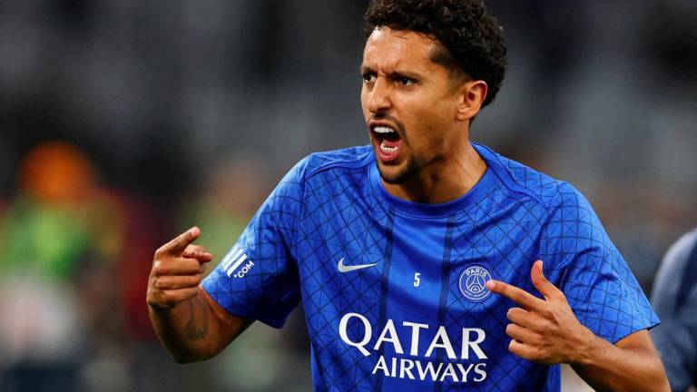 Paris St Germain's Marquinhos - REUTERSPIX