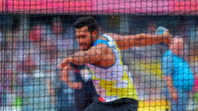 National discus thrower Muhammad Irfan Shamsuddin - BERNAMApix