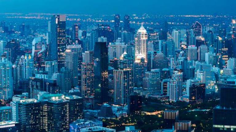 The skyline with twilight is photographed during sunset in Bangkok, Thailand, May 15, 2025. - REUTERSPIX