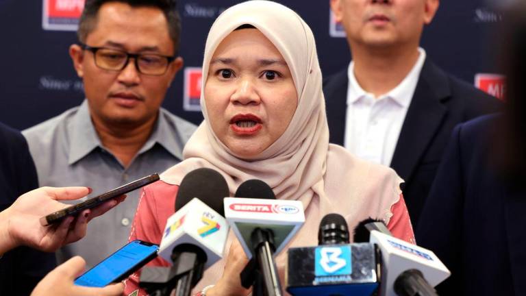 Menteri Pendidikan Fadhlina Sidek. FotoBernama