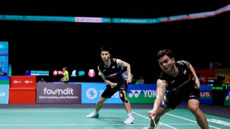 Men’s doubles pair Ong Yew Sin-Teo Ee Yi - BERNAMApix