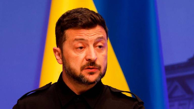 Ukrainian President Volodymyr Zelensky - AFPpix