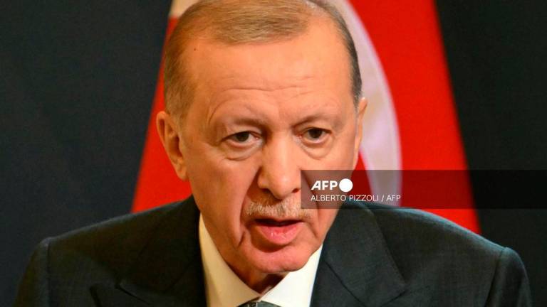 Turkey’s President Recep Tayyip Erdogan - (Photo by Alberto PIZZOLI / AFP)