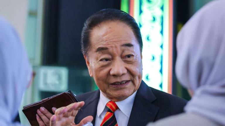 Ahli Dewan Undangan Negeri Bawang Assan Datuk Seri Wong Soon Koh - fotoBERNAMA