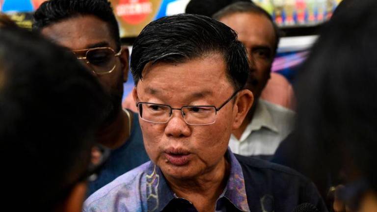 Ketua Menteri Pulau Pinang Chow Kon Yeow - fotoBERNAMA