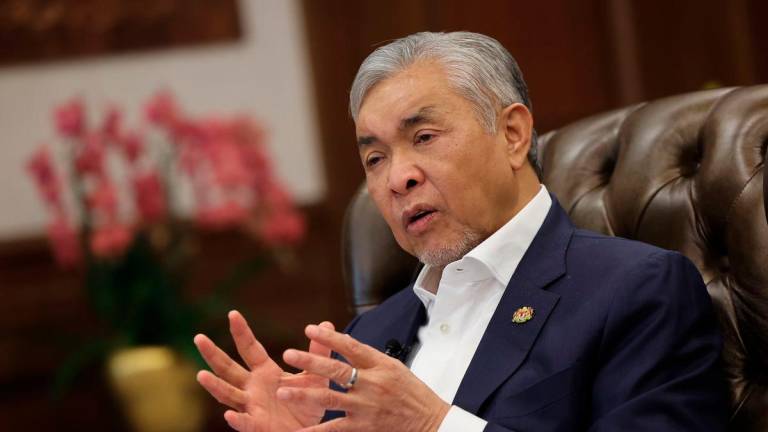 Deputy Prime Minister Datuk Seri Dr Ahmad Zahid Hamidi. - BERNAMA