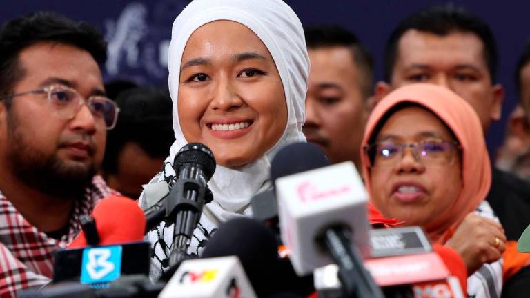 Social activist and influencer Norfarahin Romli. Bernamapix