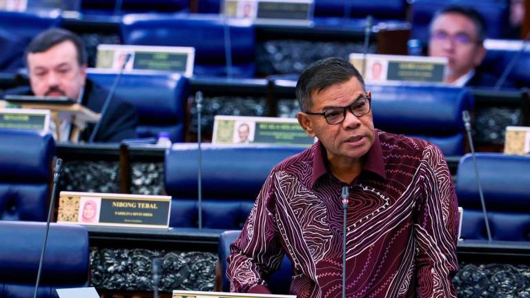 Home Minister Datuk Seri Saifuddin Nasution Ismail. - BERNAMA