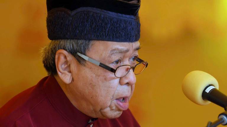 Sultan of Selangor, Sultan Sharafuddin Idris Shah - BERNAMAPIX