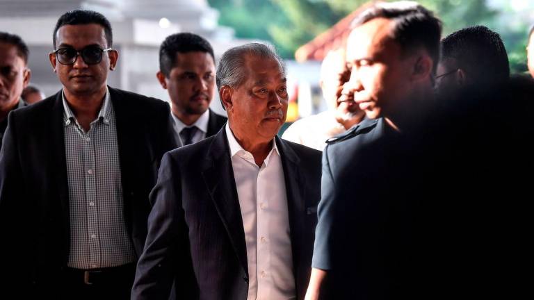 Former prime minister Tan Sri Muhyiddin Yassin. - BERNAMA