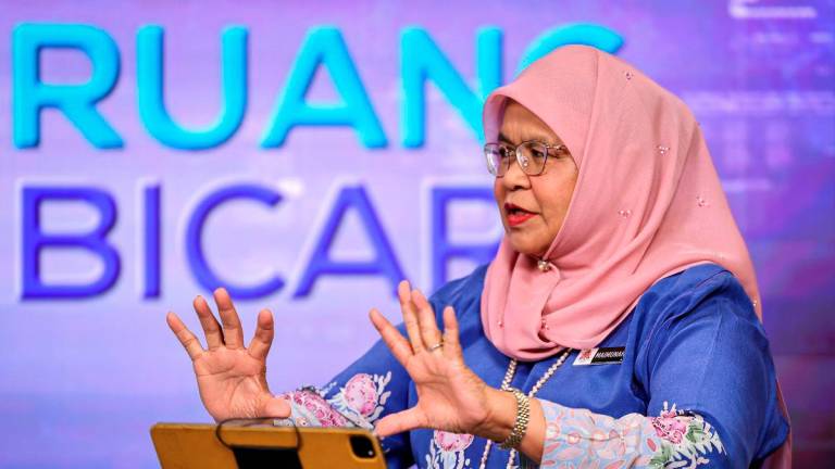 Kuala Lumpur Mayor Datuk Seri Dr Maimunah Mohd Sharif at the Ruang Bicara programme on ‘4P Drivers of Kuala Lumpur’s Development’ at Wisma Bernama this evening. - BERNAMA