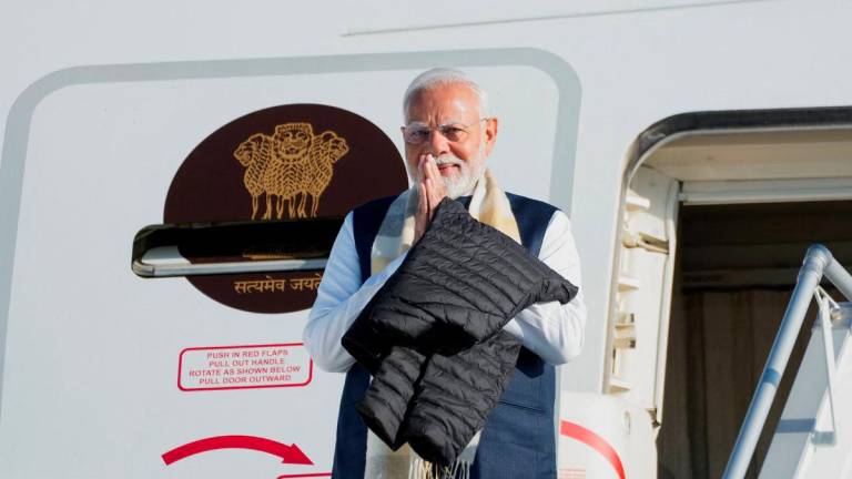 India's Prime Minister Narendra Modi arrives for the G7 Leaders' Summit held at the Rocky Mountain resort village of Kananaskis, at Calgary International Airport in Calgary, Alberta, Canada, June 16, 2025. - REUTERSPIX
