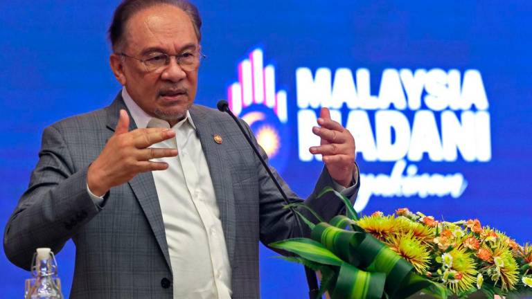 Perdana Menteri Datuk Seri Anwar Ibrahim. FotoBernama