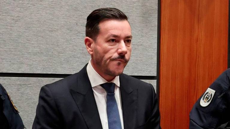 Rene Benko, founder of Austrian property group Signa, which has collapsed, waits for the start his insolvency-related fraud trial, in a courtroom in Innsbruck, Austria, October 15, 2025. - REUTERSPIX