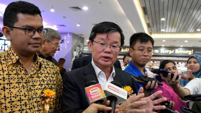 Penang Chief Minister Chow Kon Yeow - BERNAMApix
