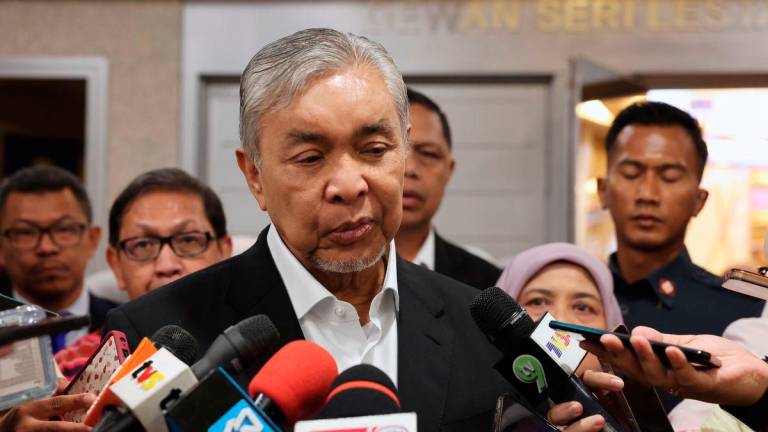 Deputy Prime Minister Datuk Seri Dr Ahmad Zahid Hamidi. - BERNAMA