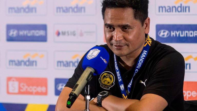Malaysia U-23 coach Nafuzi Zain. - BERNAMApix