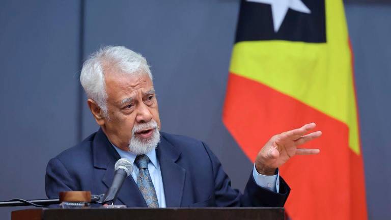 Timor-Leste Prime Minister Kay Rala Xanana Gusmão - BERNAMApix