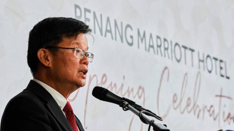 Penang Chief Minister Chow Kon Yeow - BERNAMApix