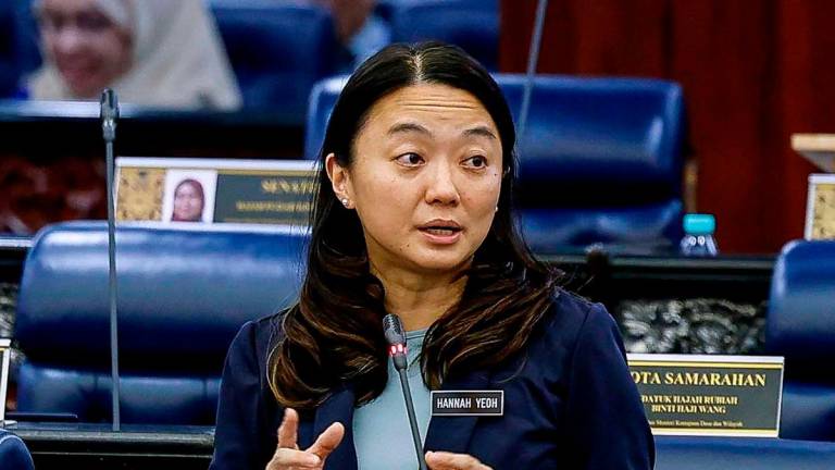 Menteri Belia dan Sukan Hannah Yeoh - BERNAMA