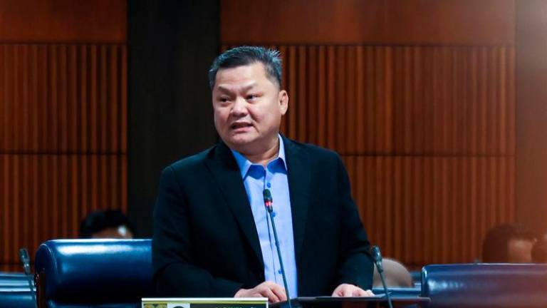 Timbalan Menteri Sumber Asli dan Kelestarian Alam Datuk Seri Huang Tiong Sii - fotoBERNAMA