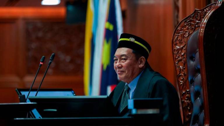 Dewan Negara President Senator Datuk Awang Bemee Awang Ali Basah - BERNAMApix