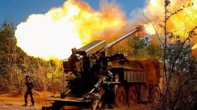 For representational purposes only: ILE PHOTO: A service member of the 44th Separate Artillery Brigade of the Ukrainian Armed Forces fires a 2S22 Bohdana self-propelled howitzer towards Russian troops near a front line, amid Russia’s attack on Ukraine, in Zaporizhzhia region, Ukraine August 20, 2025. REUTERS/Maksym Kishka/File Photo