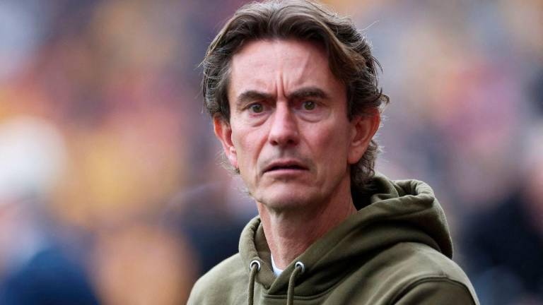 FILE PHOTO: Brentford manager Thomas Frank before the match -REUTERS