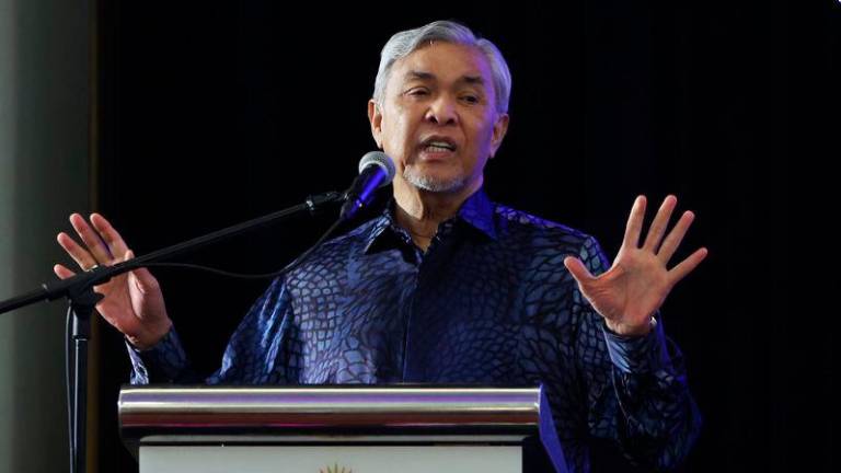 Deputy Prime Minister Datuk Seri Dr Ahmad Zahid Hamidi - BERNAMApix