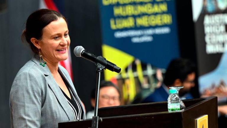 Australian High Commissioner to Malaysia Danielle Heinecke - BERNAMApix