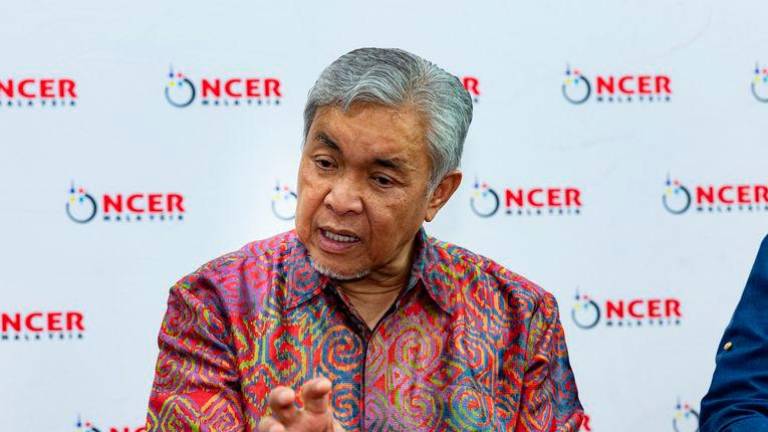 Barisan Nasional (BN) chairman Datuk Seri Dr Ahmad Zahid Hamidi - BERNAMApix