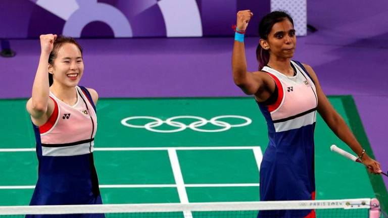 National badminton women’s doubles, Pearly Tan and M. Thinaah - BERNAMApix