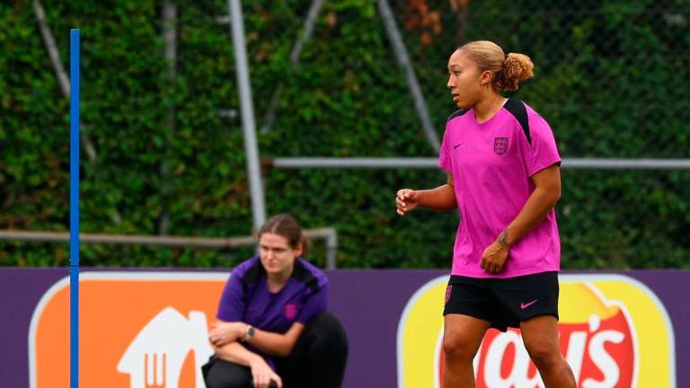 England’s Lauren James during training - REUTERS