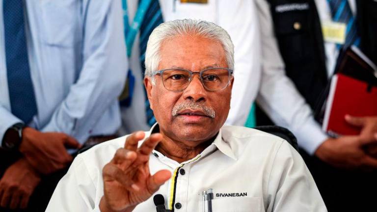 Pengerusi Jawatankuasa Sumber Manusia, Kesihatan, Hal Ehwal Masyarakat India dan Integrasi Nasional negeri, A Sivanesan - fotoBERNAMA