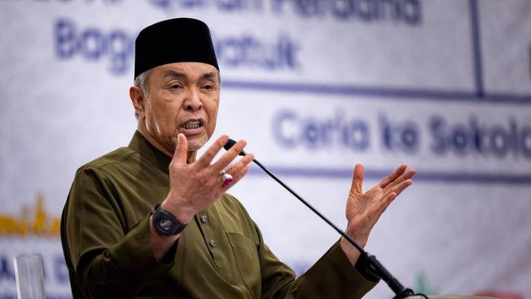 Deputy Prime Minister Datuk Seri Dr Ahmad Zahid Hamidi - BERNAMApix